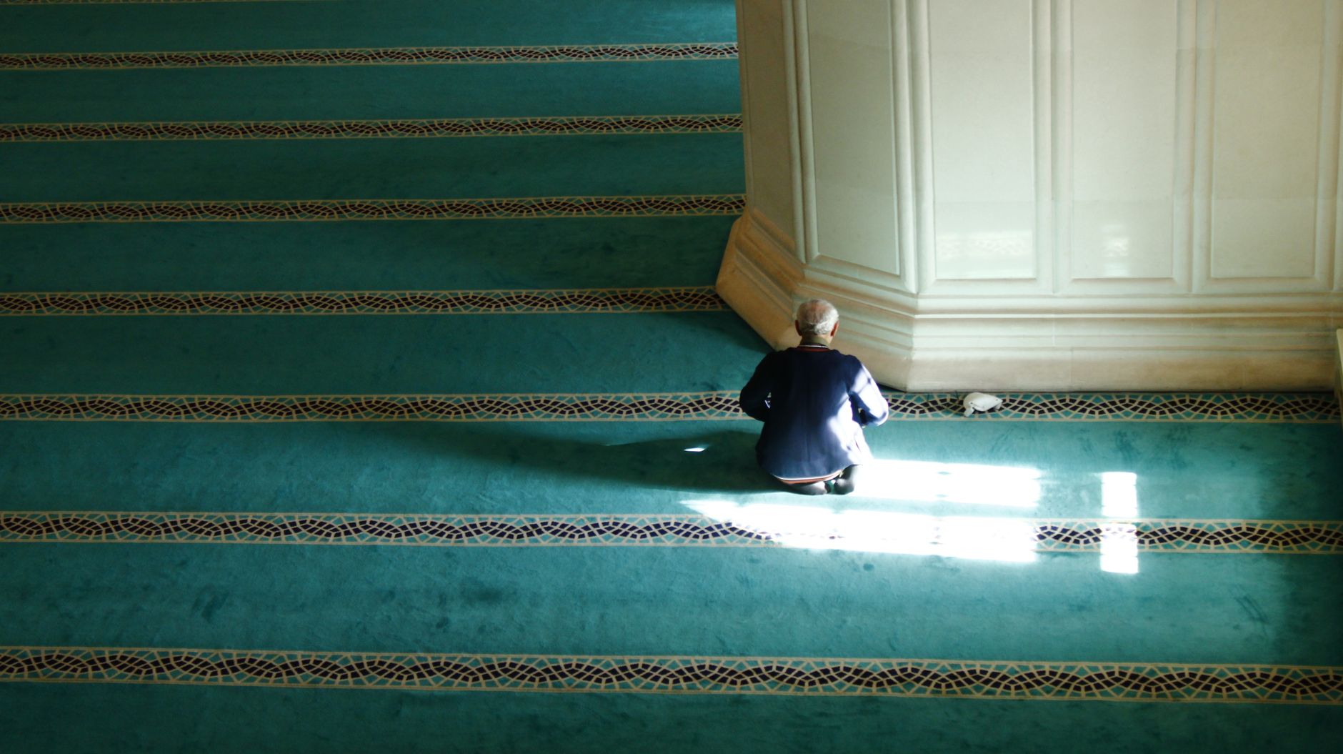 An old mosque interior reflecting the historical era of Umar ibn Al-Khattab and his justice.