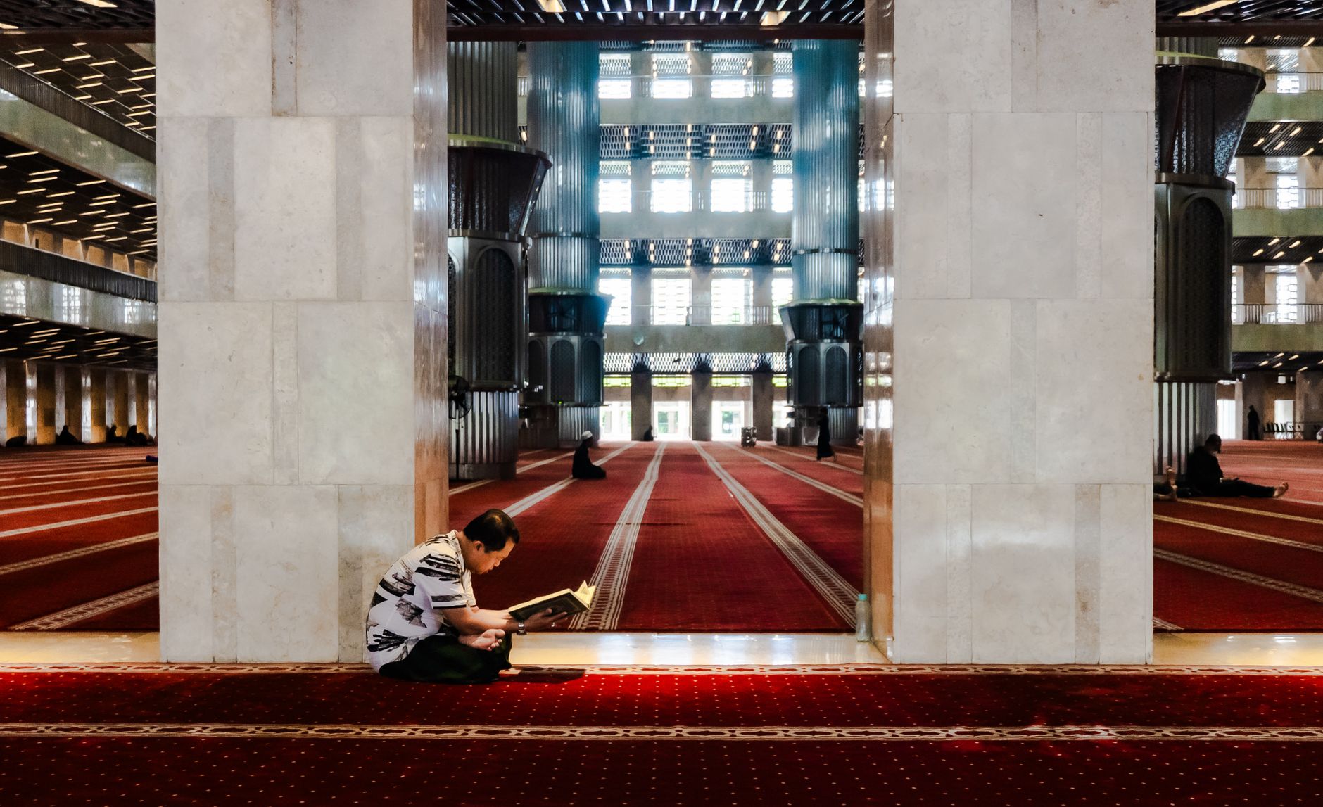 Muslims gathered together to reflect on the Quran to strengthen the Muslim brotherhood and their faith.
