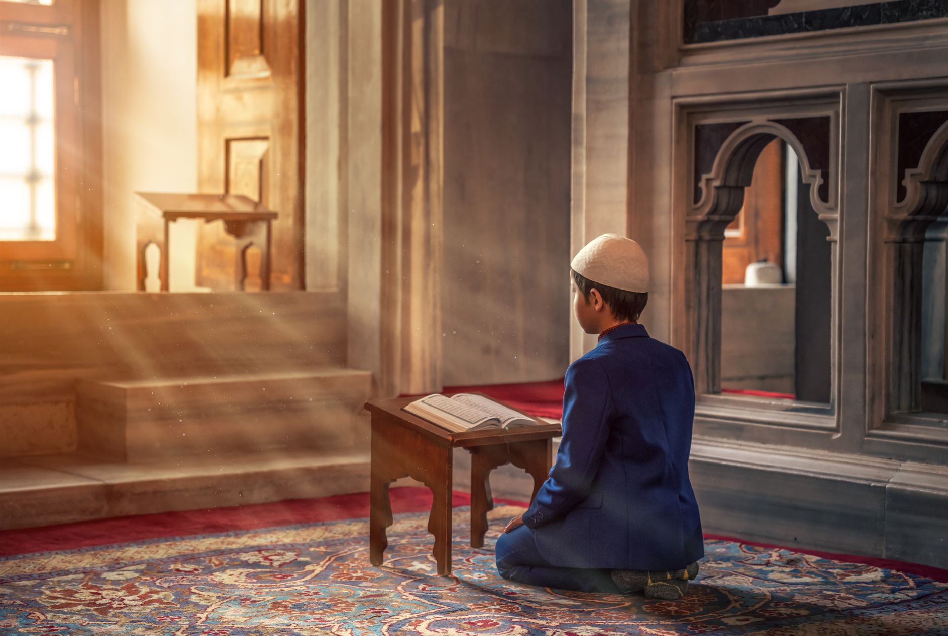 An open Quran on a wooden stand reflecting spiritual devotion and guidance regarding Dua acceptance.